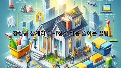 장성군 삼계리 이사청소 비용 줄이는 꿀팁!