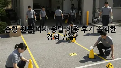 순창 원룸 이사, 용달 이용 후기: 솔직한 경험 공유